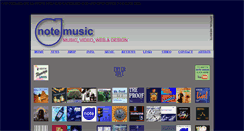 Desktop Screenshot of note-music.co.uk
